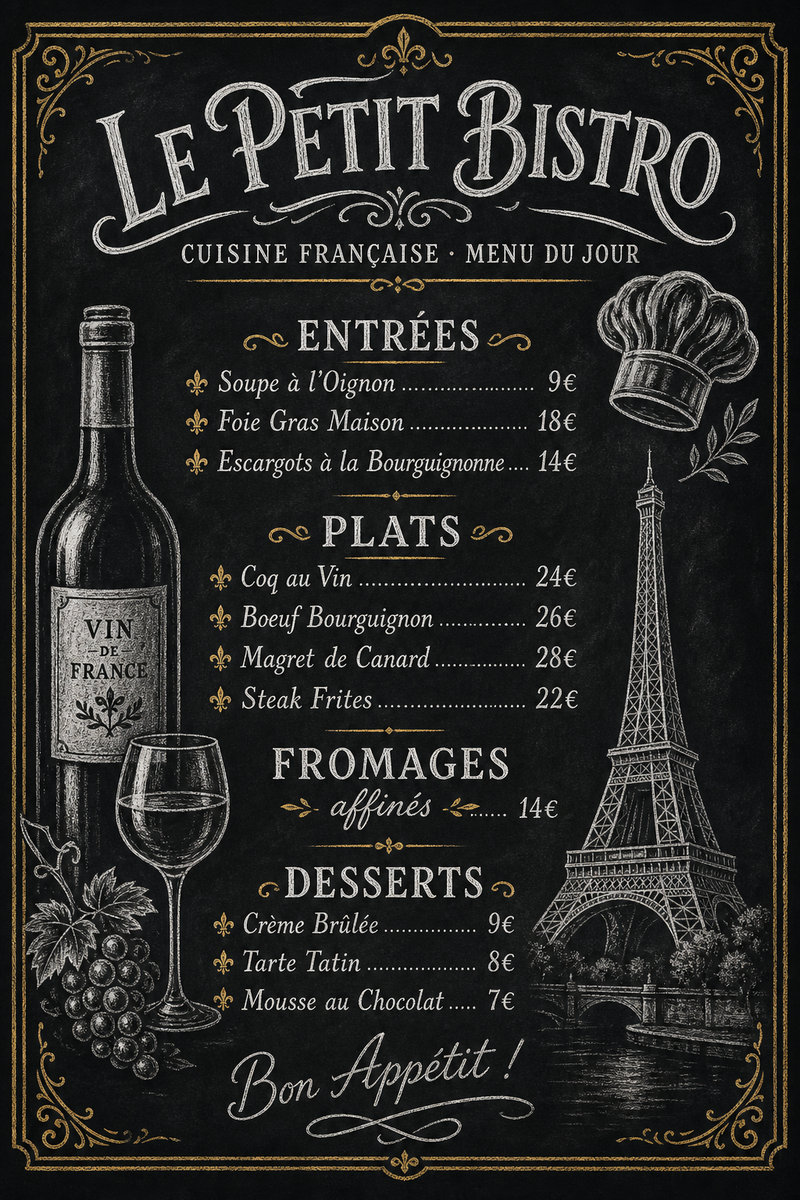 Le Petit Bistro — Französisch · Bistro